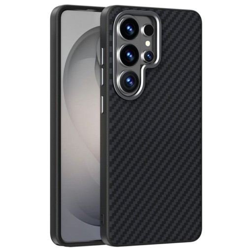 كفر سامسونج كلاكسي أس 26 ألترا كاربون فايبر مع ماك سيف Samsung Galaxy S26 Ultra Carbon Fiber MagSafe Case