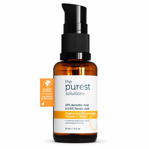 سيروم فيتامين C لتفتيح وإشراقة البشرة 30 مل The Purest Solutions Brightening & Lightening Vitamin C Serum 30ml