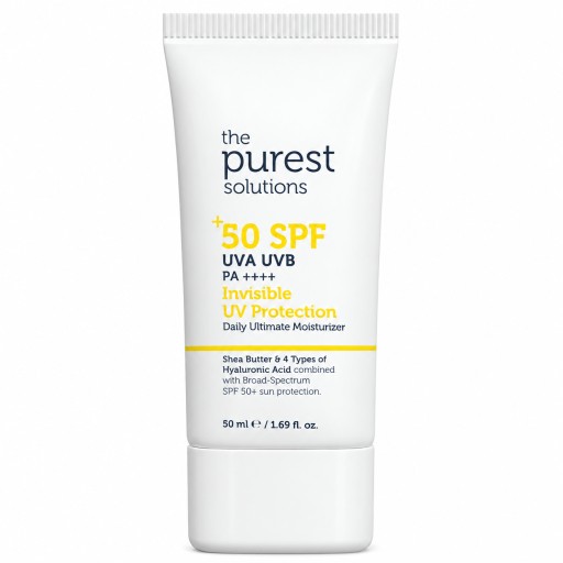 واقي شمس ومرطب يومي غير مرئي SPF 50+ حجم 50 مل The Purest Solutions Invisible UV Protection Daily Ultimate Moisturizer SPF 50+ 50ml