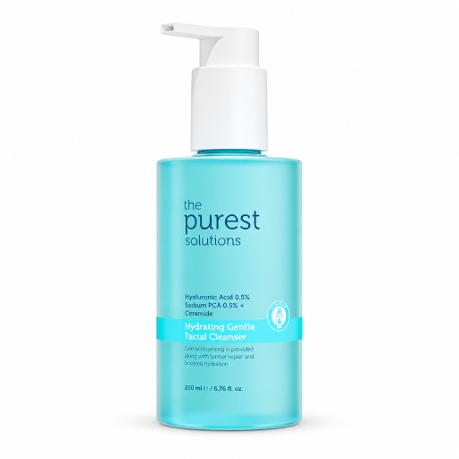 غسول وجه لطيف ومرطب بحمض الهيالورونيك والسيراميد 200 مل The Purest Solutions Hydrating Gentle Facial Cleanser 200ml