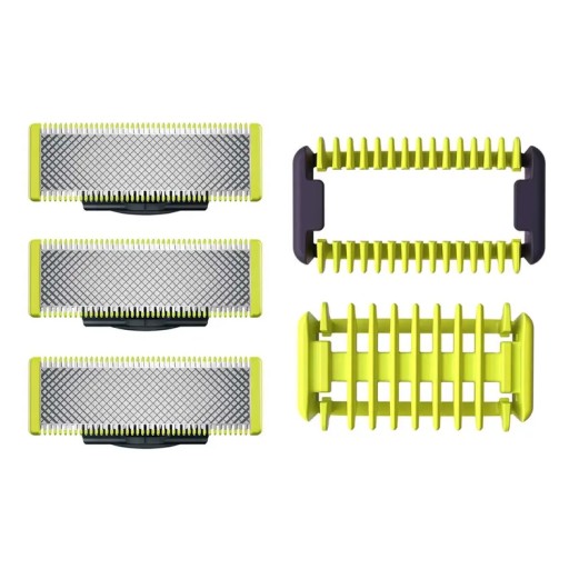شفرات بديلة فيليبس ون بليد QP630/51 - 3 شفرات + مجموعة جسم (جاف/رطب) Philips OneBlade QP630/51 Replacement Blades - 3 Blades + Body Kit (Wet & Dry)