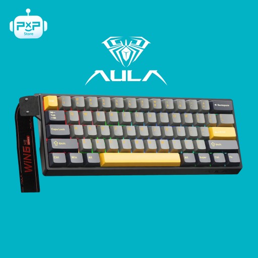 كيبورد ألعاب ميكانيكي مغناطيسي سلكي AULA WIN60 HE MAX – 60% AULA WIN60 HE MAX Wired Magnetic Mechanical Gaming Keyboard – 60%