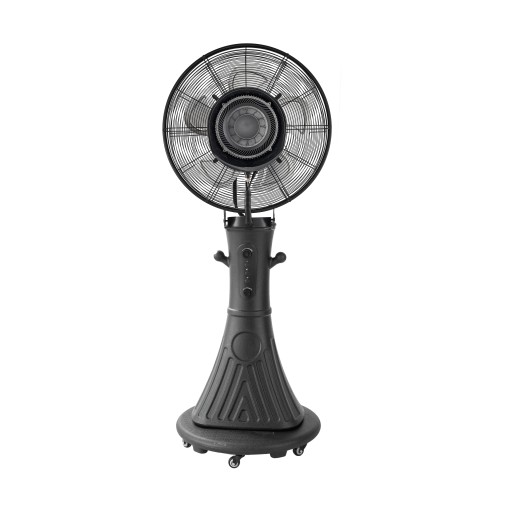 مروحة امبليوم مع نظام رذاذ ماء 170 واط – تبريد قوي مع ريموت كنترول Ampliom fan with a water misting system, 170 watts – powerful cooling with remote control