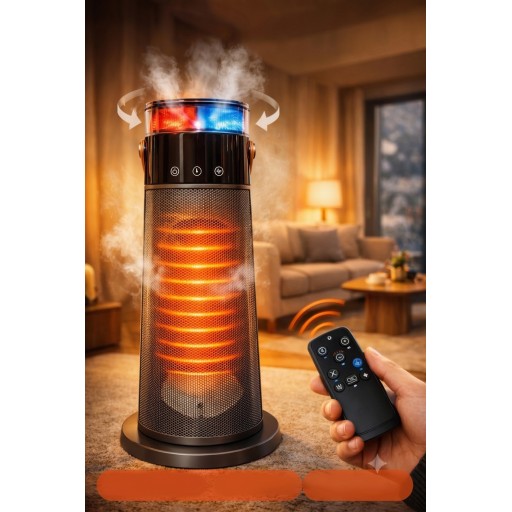مدفئة فان مع بخار Fan table heater H8