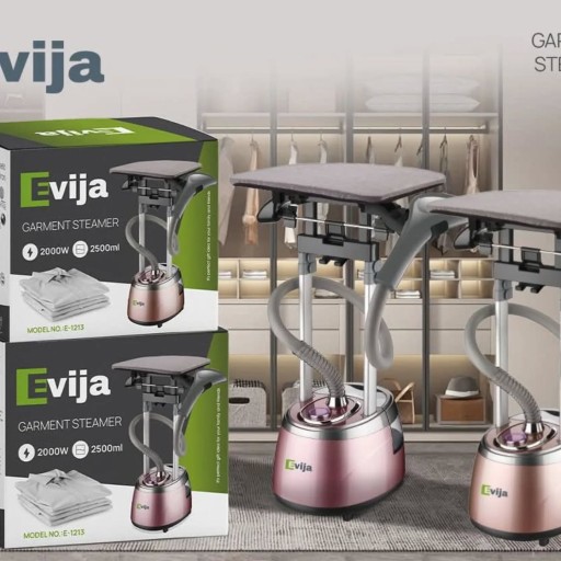 مكواة البخار العمودية الاحترافية للملابس من إيفيجا Evija Garment Steamer