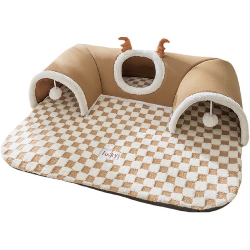 نفق وسرير القطط Cat Tunnel & Bed