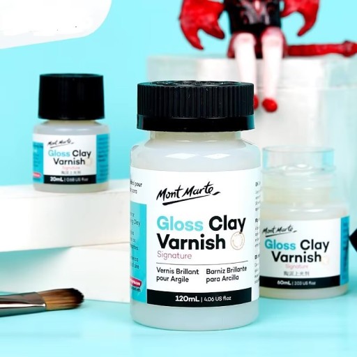 ملمع عجينة سيراميك Gloss clay varnish