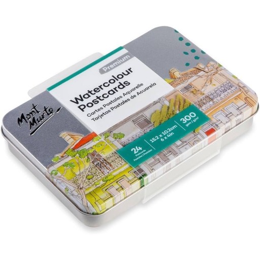 بطاقات وسم مائي Watercolour postcards