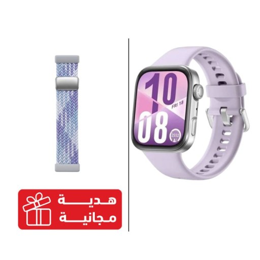 ساعة هواوي الذكية فيت 5 + هدية سير ساعة HUAWEI WATCH FIT 5 Smartwatch + Gift Watch Strap