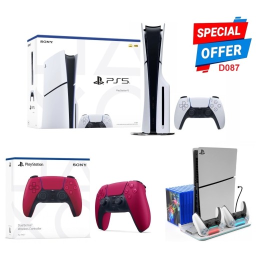 بلايستيشن PLAYSTATION PS5 Slim Cosmic Duo multi-stand Bundle