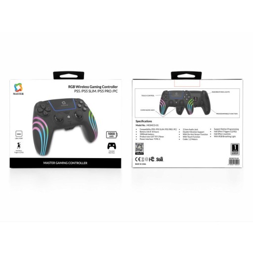 Master Master Rgb Wireless Gaming Controller PS5