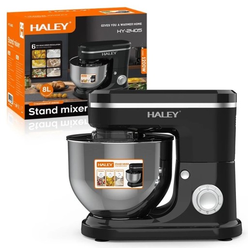 عجانة هالي  سعة 8 لتر HALEY Professional Stand Mixer 8L