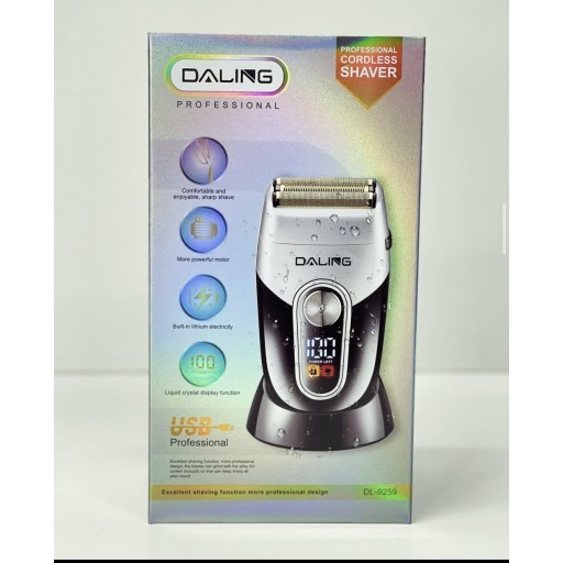 ماكينة الحلاقة بشاشة رقمية من دالينج DALING Cordless Shaver with Digital Display