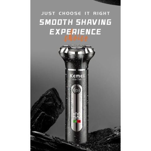 ماكينة الحلاقة والتشذيب المتكاملة 3 في 1 من كيمي Kemei 3-in-1 Professional Grooming Kit
