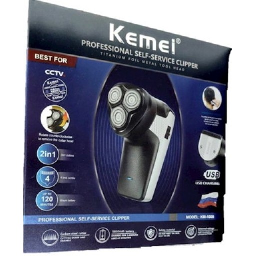 ماكينة الحلاقة 2 في 1 من كيمي Kemei Professional 2-in-1 Self-Service Hair Clipper