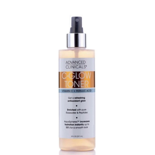 ADVANCED CLINICALS C - Glow Toner Vitamin C + Ferulic Acid تونر الفيتامين سي من ادفانسد كلينيكالز