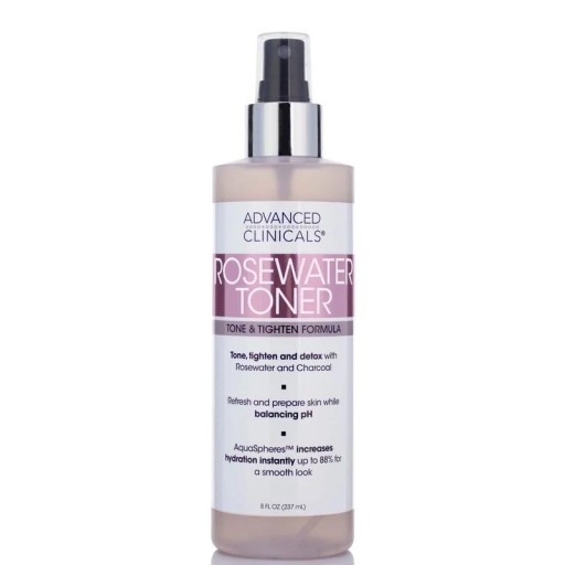 ADVANCED CLINICALS Rosewater Toner Tone & Tighten Formula تونر ماء الورد من ادفانسد كلينيكالز