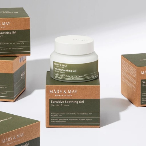 MARY & MAY Believe In Truth Sensitive Soothing Gel Cream جل كريم لتهدئة البشرة - 12 G