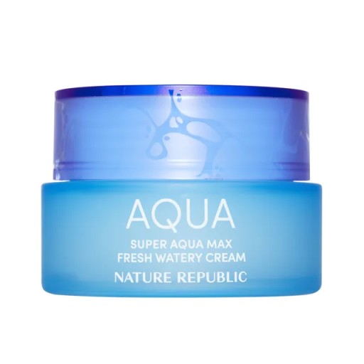 NATURE REPUBLIC Aqua Super Aqua Max Fresh Watery Cream Refresh & Moisture Skin Care مرطب مائي للبشرة
