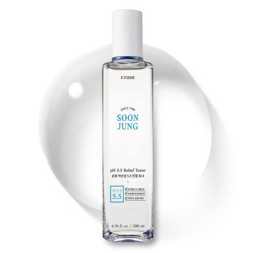 ETUDE Soon Jung PH 5.5 Relief Toner تونر مهدئ و مرطب للبشرة من ايتود - 350 Ml