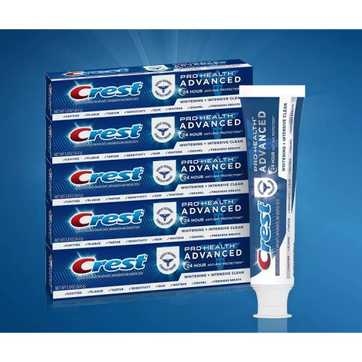CREST Pro Health Advanced 24 Hour Anti Bak Protection Whitening + Intensive Clean معجون الاسنان من كريست