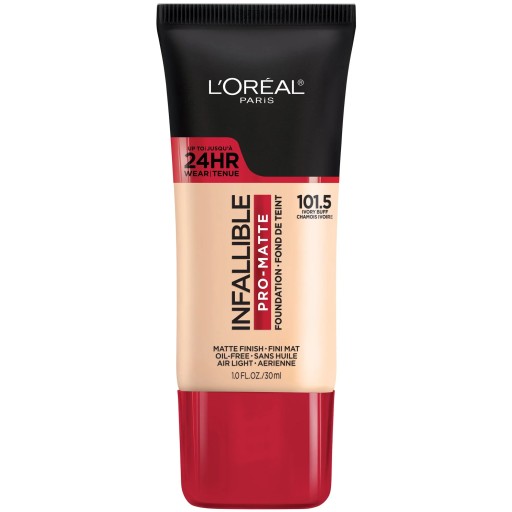 LOREAL infallible pro matt 24 hr foundation  كريم اساس مات من  لوريال - 102 Shell Beige