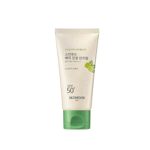 SKINFOOD Berry Soothing Sun Cream SPF 50+  PA++++ واقي الشمس الفيزيائي بالتوت من سكنفود - 50 Ml