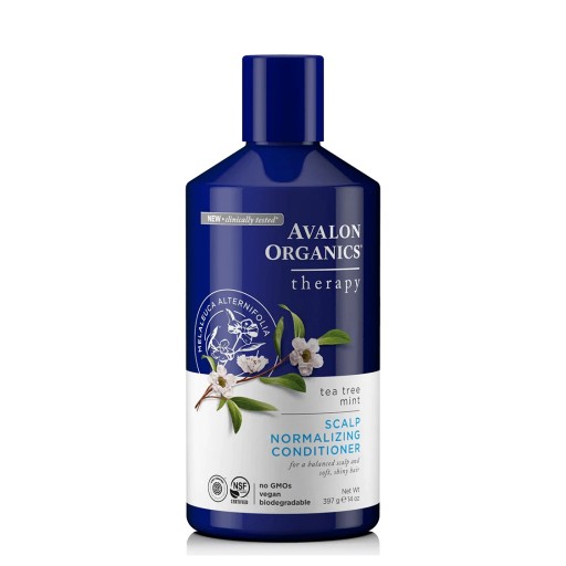 AVALON ORGANICS tea tree mint Conditioner بلسم الشعر بزيت شجرة الشاي لعلاج مشاكل الفروة من افالون اوركانيك