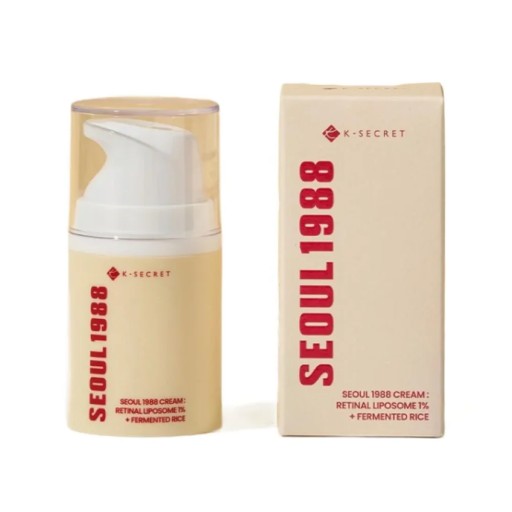 K SECRET SEOUL 1988 Cream Retinal Liposome 1% + Fermented Rice كريم الريتنول والارز من كي سيكرت