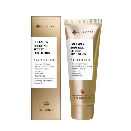 K SECRET Collagen Boosting Secret Sun Lotion لوشن الحماية من الشمس من كي سيكرت