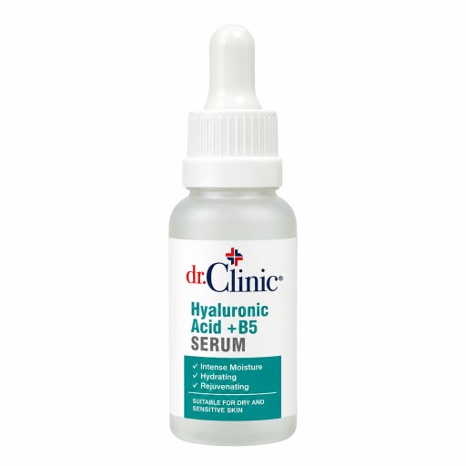 سيروم دكتور كلينيك بحمض الهيالورونيك وفيتامين B5 – 30 مل Dr.Clinic Hyaluronic Acid + B5 Serum – 30 ml