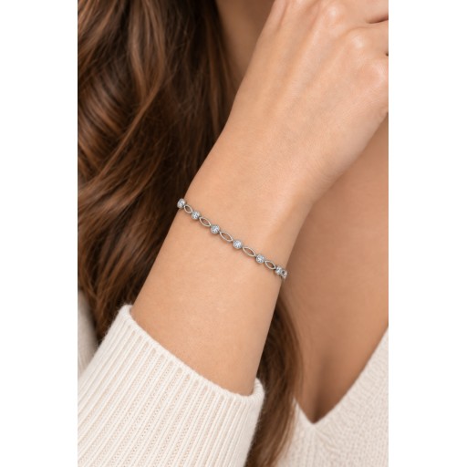 سوار نسائي من الفضة الايطاليه Women’s Italian Sterling Silver 925 Bracelet