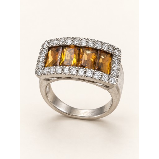 خاتم نسائي من الفضة الايطاليه Women’s Italian Sterling Silver 925 Ring