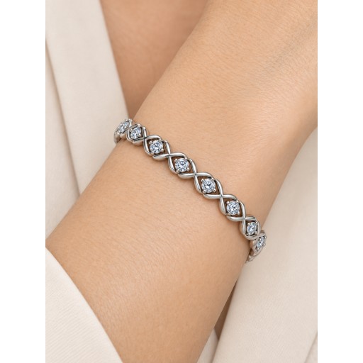 سوار نسائي من الفضة الايطاليه Women’s Italian Sterling Silver 925 Bracelet