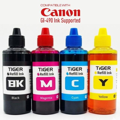 تايغر TIGER Canon gi-490 Ink Refill 100 ml