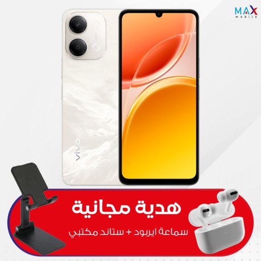 فيفو  Y11D ذاكرة 128\4 كيكا مع ستاند + ايربود هدية vivo Y11D -128\4 GB