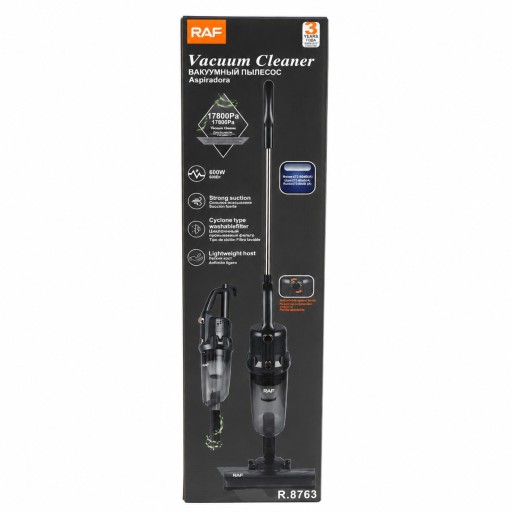 مكنسة كهربائية وعمودية 2 في 1 من راف RAF 2-in-1 Stick Vacuum Cleaner