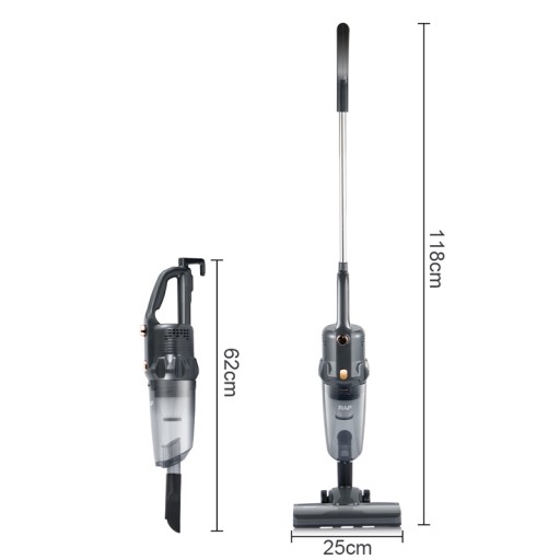 مكنسة كهربائية وعمودية 2 في 1 من راف RAF 2-in-1 Stick Vacuum Cleaner