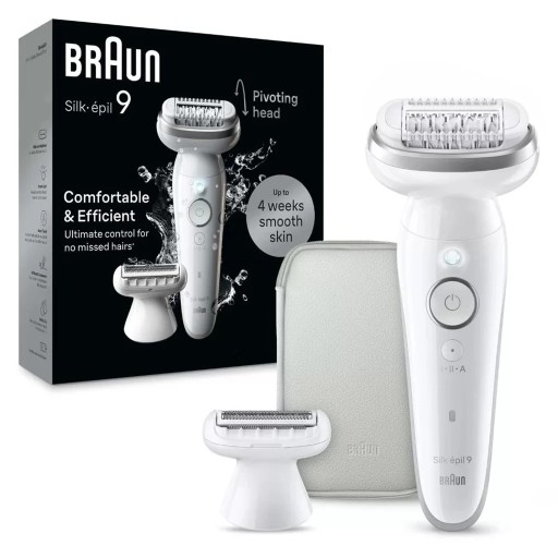 جهاز إزالة الشعر براون سيلك إبيل 9 للنساء - موديل SES9-041 Braun Silk.epil 9 SES9-041