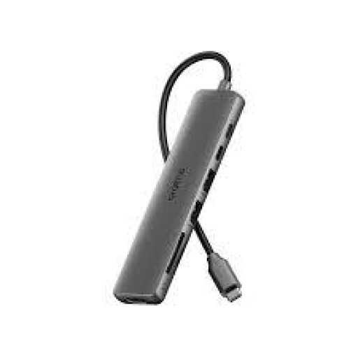 5697. محور أورايمو 7 في 1 كروم 5697. HUB Oraimo 7in1 Chrome