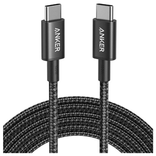 anker Anker 333 usb-c To usb-c Cable 60W 1m black size: 1m | power: 60w
