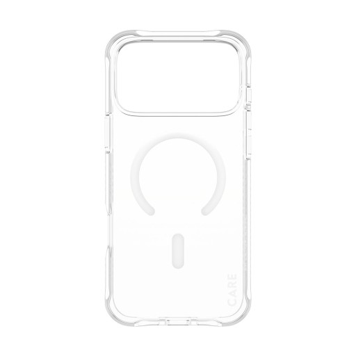 كفر عصري شفاف سامبا مع حلقة MagSafe بيضاء للايفون 17 برو ماكس CARE by PanzerGlass® Fashionable Case Samba Transparent w. White MagSafe iPhone 17 Pro Max