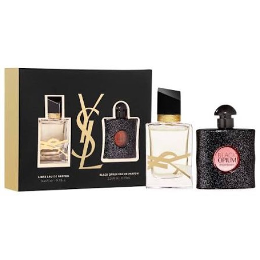 كت عطر ليبر ysl Yves Saint Laurent  Mini Black Opium & Libre Eau de Parfum Set