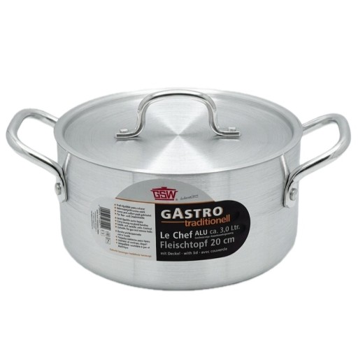 سيت جداري فافون المنيوم حجم وسط Aluminum Pot Set - 3 piece