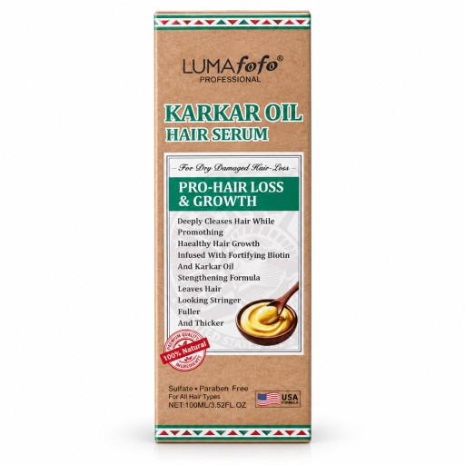 سيروم لوما فوفو بزيت الكركار والبيوتين للشعر LUMAfofo Karkar Oil Hair Serum