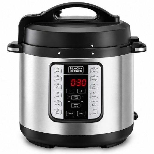 قدر طهي كهرب 6 لتر بلاك ان ديكر Black & Decker 6L Electric Cooker