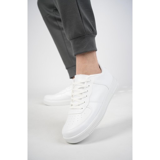 حذاء سنيكرز Muggo SVT01 للجنسين - أبيض Muggo SVT01 Unisex Sneaker Shoes - White