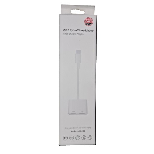ادابتر 2 في 1 تايب سي adapter 2 in 1 type c headphone