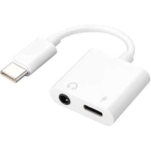 تحويلة تايب سي الى اواكس وشحن type c to aux 3.5 headphone