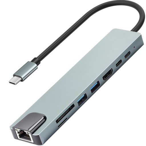محول تايب سي Type-C to HDTV 8-in-1
